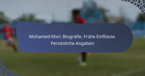 Mohamed Khiri: Biografie, Frühe Einflüsse, Persönliche Angaben
